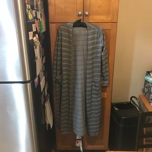 NWT Lularoe Grey Sarah Cardigan/Duster